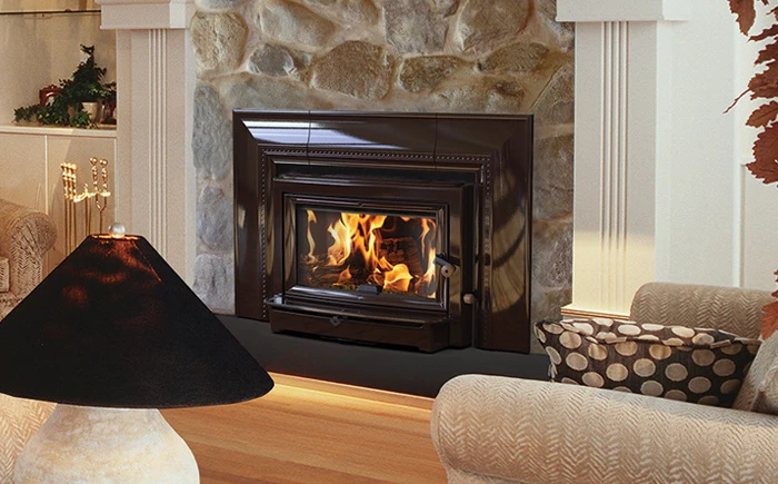 wood insert fireplace